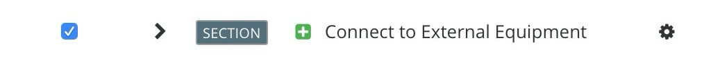 A section with a plus icon which indicates that Paligo is going to create a new section in Zendesk.