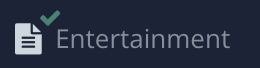 Topic shown in Content Manager. It has a page icon to show it is a topic and in the top corner is a faded green check mark.